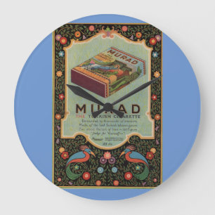 Murad Cigarettes Große Wanduhr