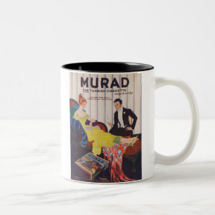 Murad Turkish Cigarettes 2 Zweifarbige Tasse
