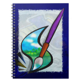 Mural Artist Graphic Design SKETCH JOURNAL Notizblock