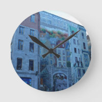 Mural in Old Quebec City, Quebec, Kanada
