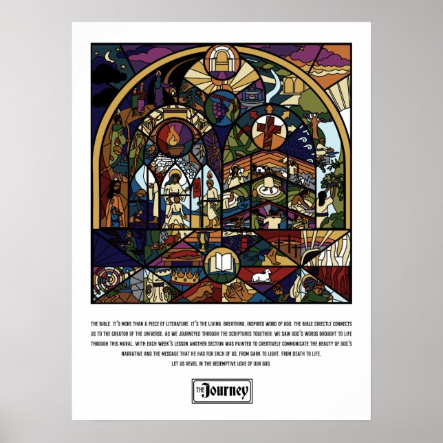 Mural Poster Vollfarbe (Vorne)