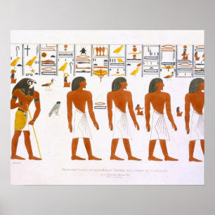 Murals from the Tombs of the Kings at Thebes, disc Poster