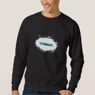 Muränen-Aal Tier Spaß Spritzer Sweatshirt