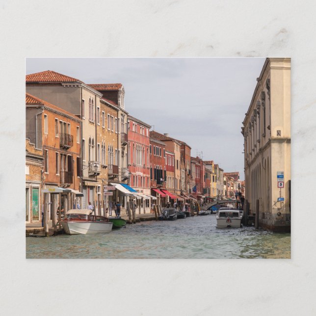 Murano Canals Postkarte (Vorderseite)