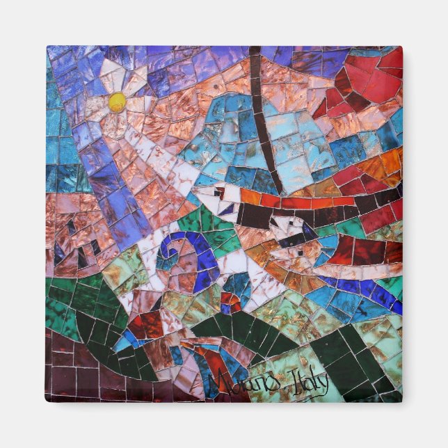 Murano Mosaic Magnet (Vorne)