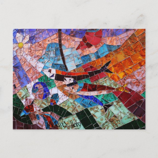 Murano Mosaic Postkarte (Vorderseite)