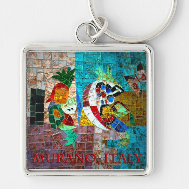 Murano Mosaik III Schlüsselanhänger (Vorne)