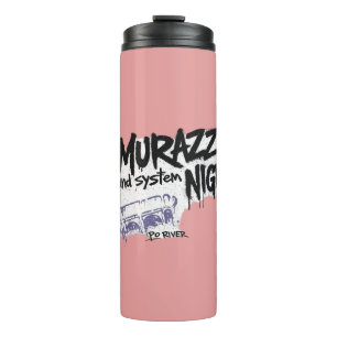 Murazzi Sound System Nächte - Urbane Graffiti Thermosbecher