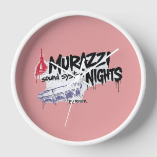 Murazzi Sound System Nächte - Urbane Graffiti Uhr