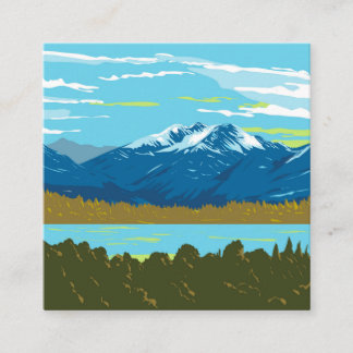 Murchison Mountains im Fiordland Nationalpark WPA Begleitkarte