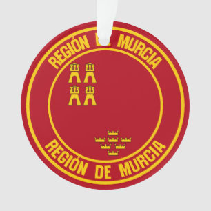 Murcia Round Emblem Ornament