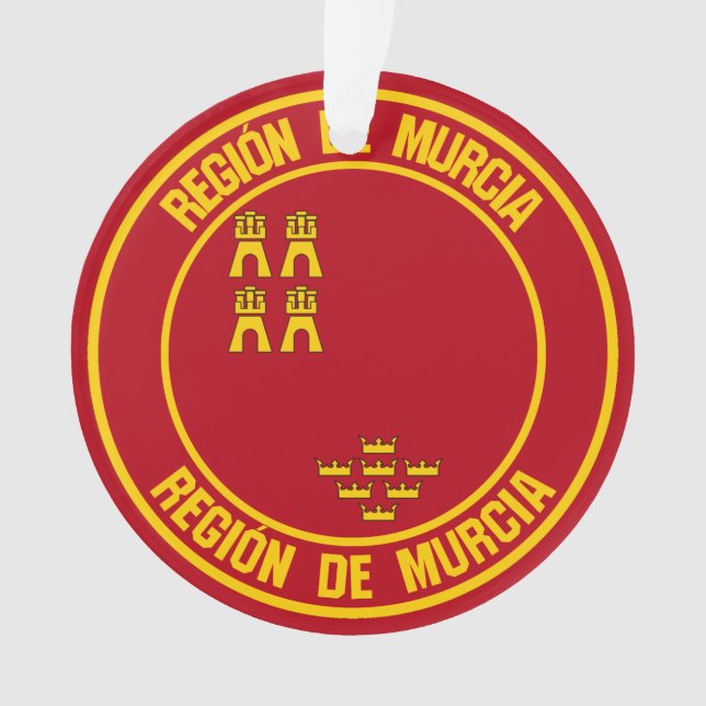 Murcia Round Emblem Ornament (Vorderseite)
