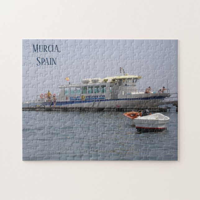 Murcia Spanien Fähre auf Wasser Puzzle (Horizontal)