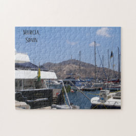 Murcia Spanien Schiffe auf dem Wasser Puzzle