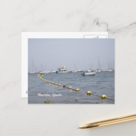 Murcia, Spanien Schiffe im Hafen Postkarte