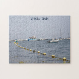 Murcia Spanien Yachten auf dem Wasser Puzzle