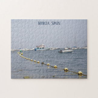 Murcia Spanien Yachten auf dem Wasser Puzzle