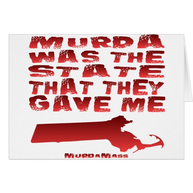 Murda war der Staat, den sie mir gegeben haben (Vorderseite (Horizontal))