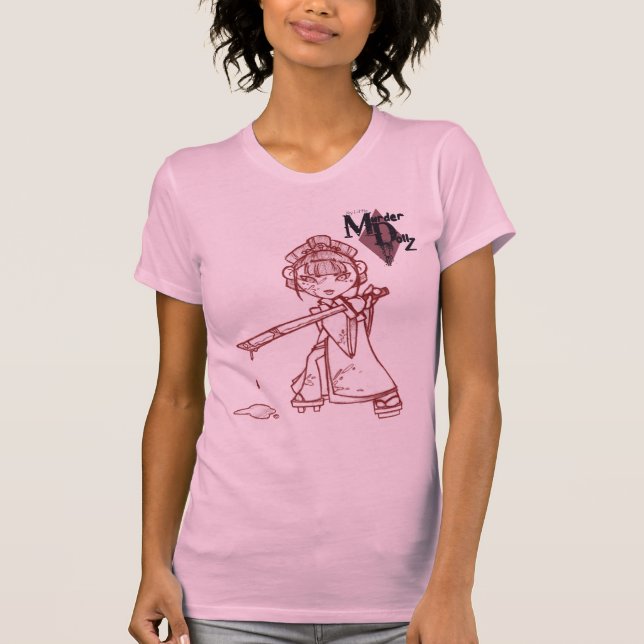MurderDollz: Satomi - Linie T-Shirt (Vorderseite)