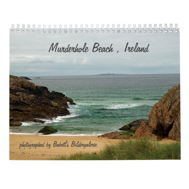 Murderhole Beach, Ireland - Kalender englisch (Rückseite)