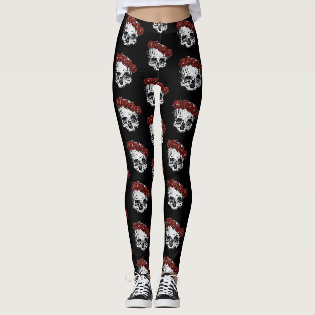 MurderRose Leggings (Vorderseite)