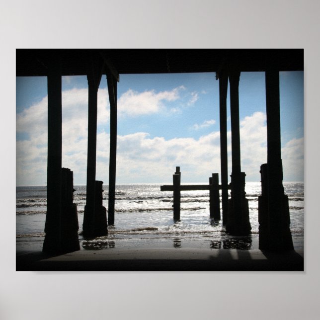 Murdochs Pier Galveston Island Poster (Vorne)