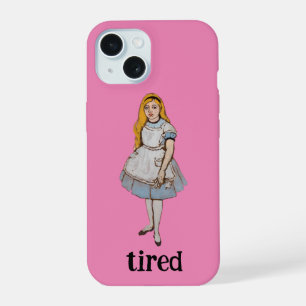 Müred Funny Quote Alice im Wunderland Pink Girl iPhone 15 Hülle