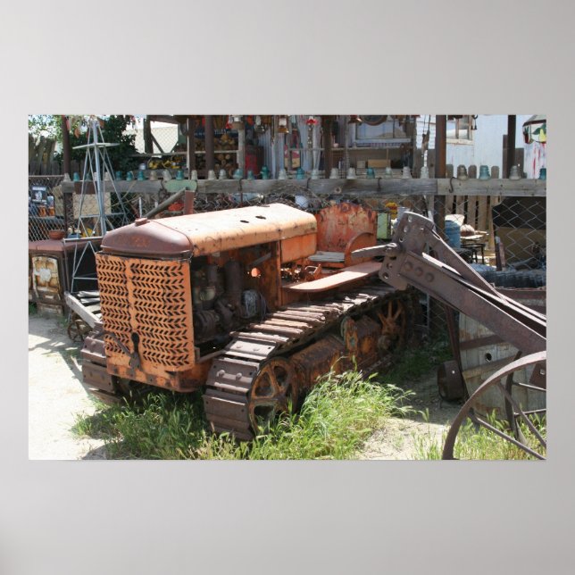 Müred Old Traktor Poster (Vorne)