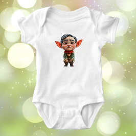 Müred Vater Christmas Elf Baby Bodysuit Strampler