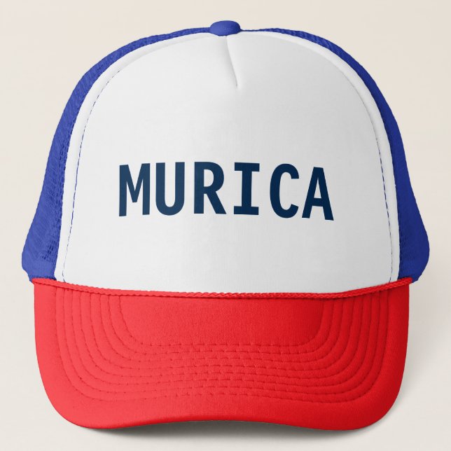 Murica Fernlastfahrer-Hut Truckerkappe (Vorderseite)