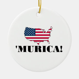 Murica Flagge Keramik Ornament