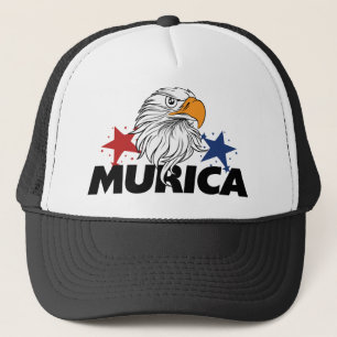 Murica-Glattkopfadler Truckerkappe