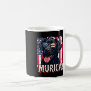 Murica Labrador Retriever 4. Juli American Fla Kaffeetasse