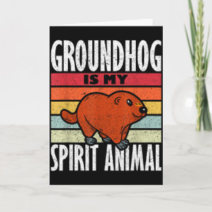 Murmel Murmeltier Ist Mein Geist Tier _1 Karte