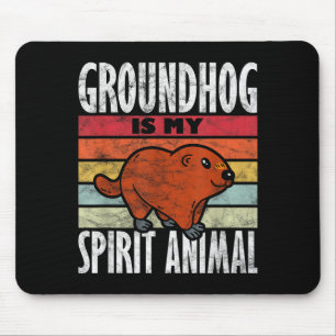 Murmel Murmeltier Ist Mein Geist Tier _3  Mousepad