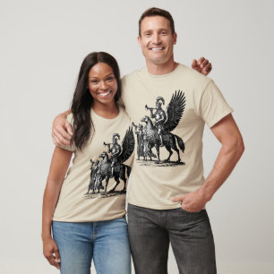 Murmeln gekrönter Reiter des Abgrunds T-Shirt