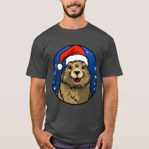Murmeltier-Weihnachts-T-Shirt T-Shirt