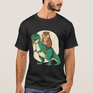 Murmeltiere Dinosaurier T-Rex Lustig Humor Tier Er T-Shirt
