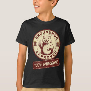 Murmeltiers одобрено 100% großartig lustig vintage T-Shirt