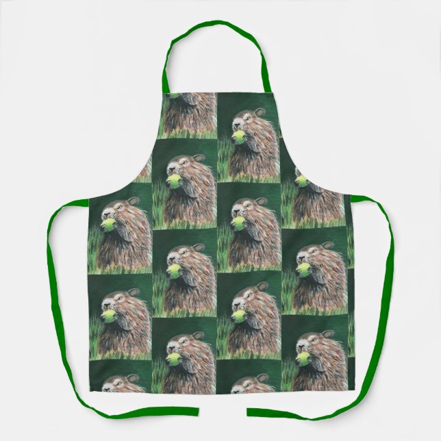 Murmeltiers-All-Over-Druck-Schürze Schürze (Vorderseite)