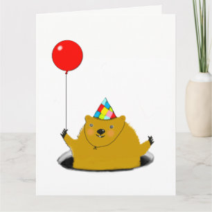 Murmeltiers-Day Geburtstag Karte