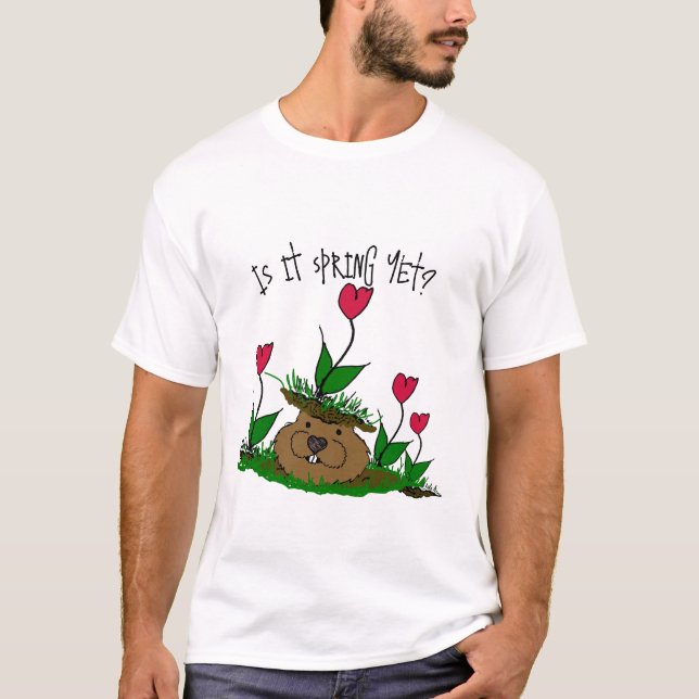 Murmeltiers Tag Frühling Noch T-Shirt (Vorderseite)