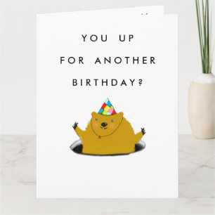Murmeltiers Tag Geburtstag Karte