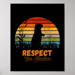 Murmeltiers Tag Wildtiere respektieren Sonnenunter Poster