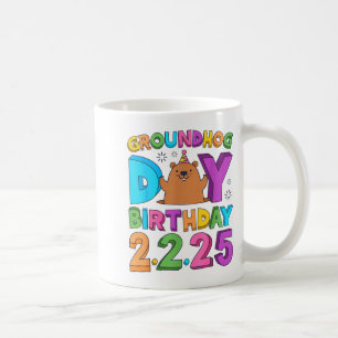 Murmeltiers-Tags-Geburtstagsfeier-Hut Retro 60er 7 Kaffeetasse