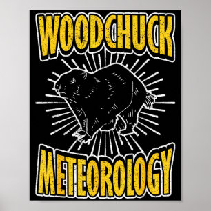 Murmeltiers Wetterkunde _1 Poster