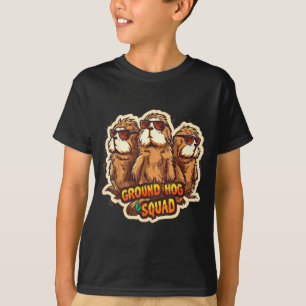 Murmeltiersquad Lustiger Frühling Februar Punxsuta T-Shirt