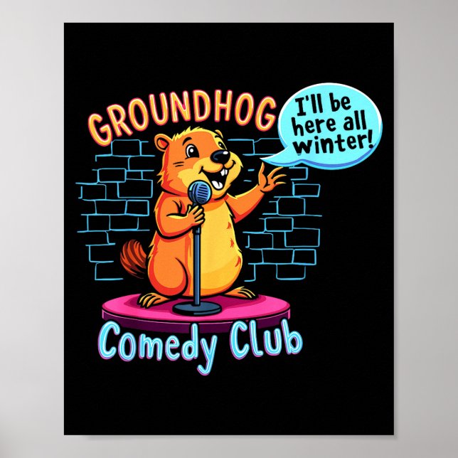 Murmeltiertag Comedy Stand-up Wetter Sarkasmus Fra Poster (Vorne)