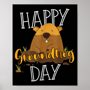 Murmeltiertag Frohen Murmeltiertag Poster