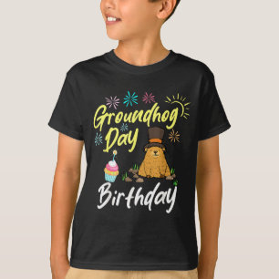 Murmeltiertag Geburtstag Murmeltier Lustige Party T-Shirt